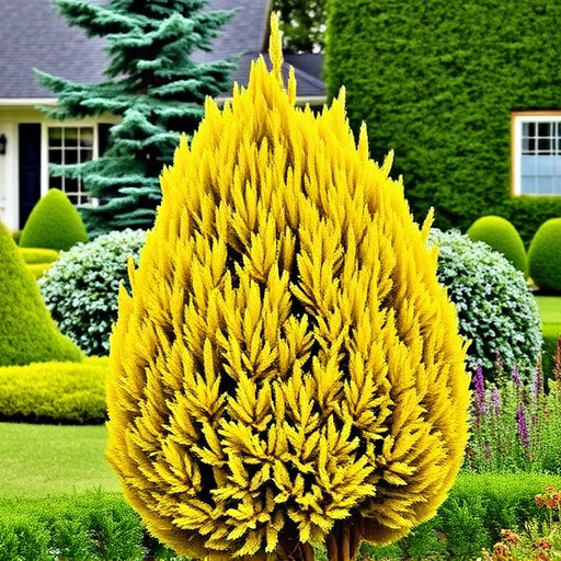 Zahradnictví: thuja occidentalis gold