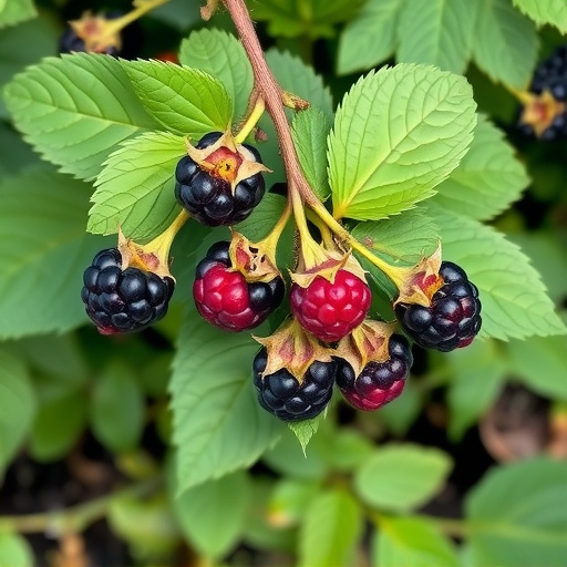 Zahradnictví: rubus black satin