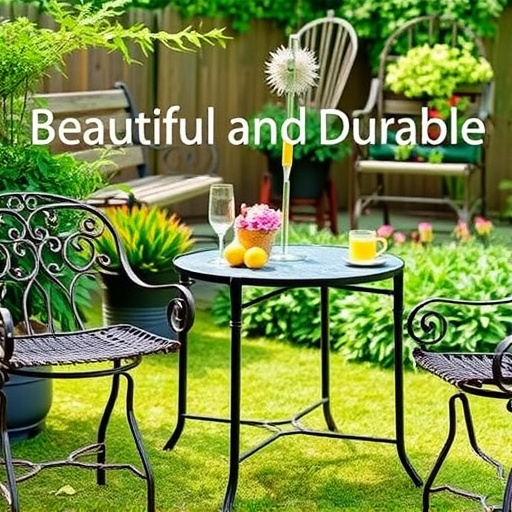 Zahrada: kovový zahradní nábytek