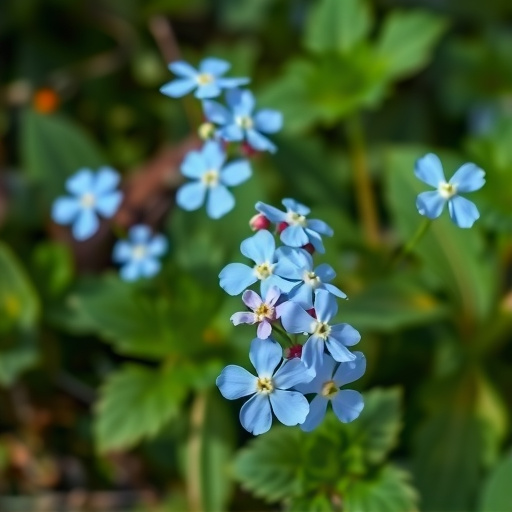 Příroda, Květiny, Symbolika: pomněnka
