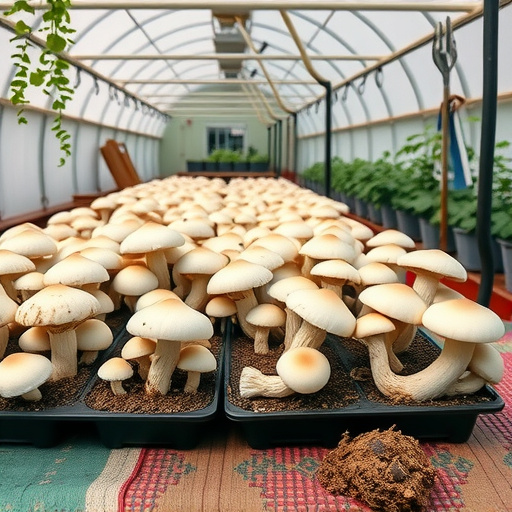 Zahrada a pěstování: pěstování žampionů