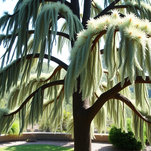Botanika, Zahradnictví: cedr glauca pendula
