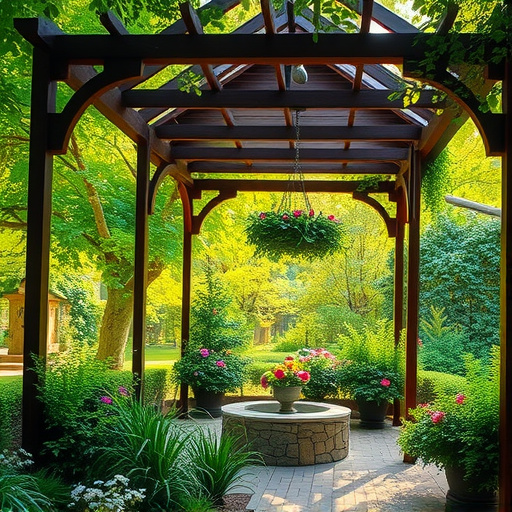 Zahrada: zahradní pergola