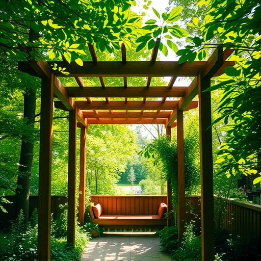 Zahrada: pergola dřevěná zahradní