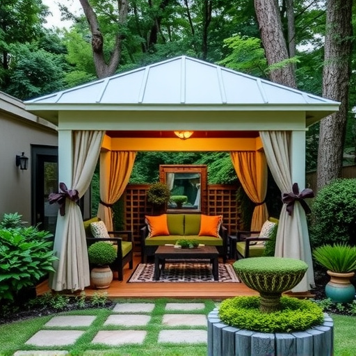 Zahrada: zahradní pavilon 3*3
