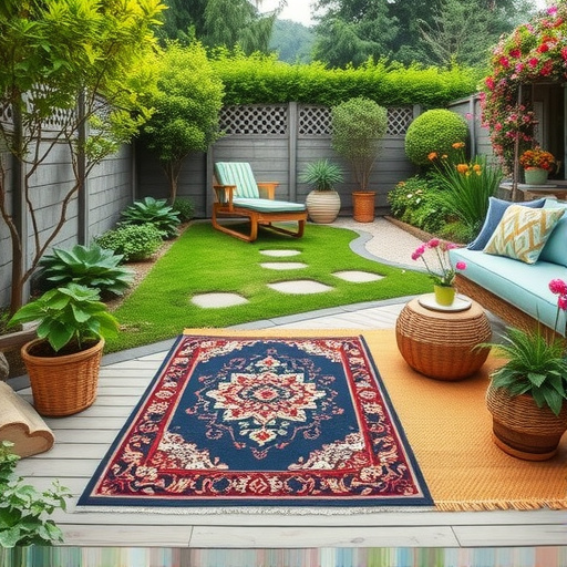 Zahrada, Doplňky, Exteriér: zahradní koberec