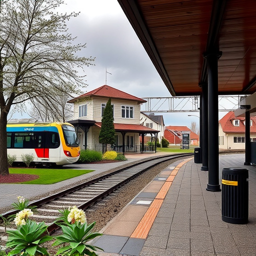 Cestování: nádraží zahradní město