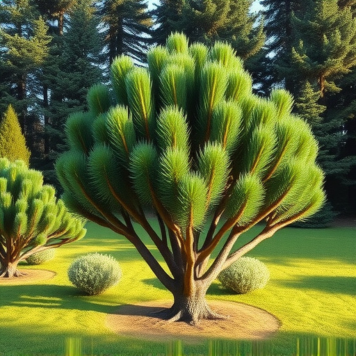 Botanika, Příroda: pinus pendula