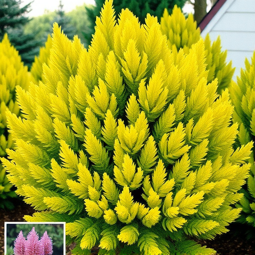Zahrada a rostliny: thuja plicata canadian gold