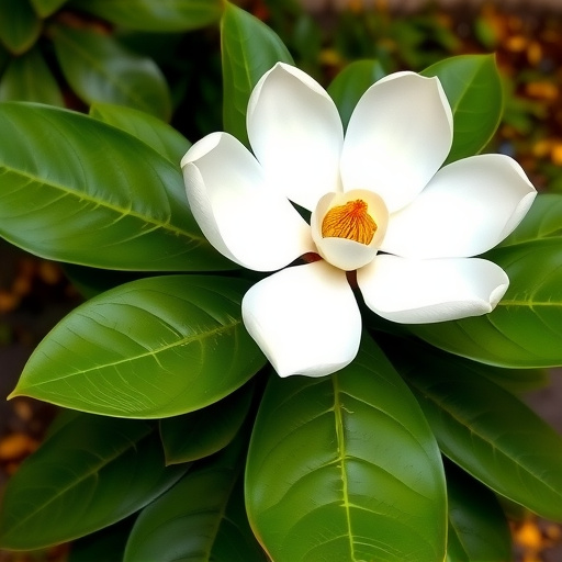 Botanika: magnolia grandiflora